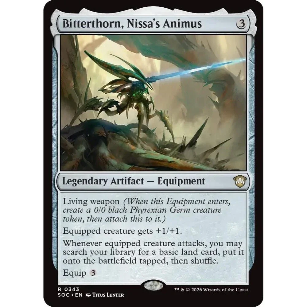 Bitterthorn, Nissa's Animus | SOC | 343 | NM/Rare | 060-SOC